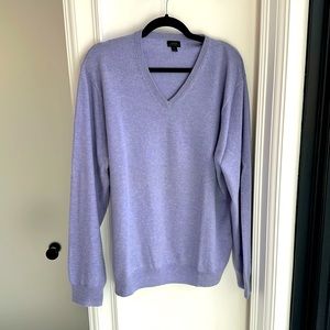 J Crew 100% Cashmere Men’s v-neck sweater (size XL)